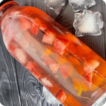 Лимонад манго и клубника