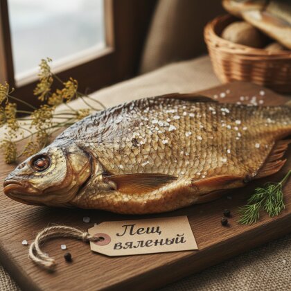 Лещ вяленый икряной