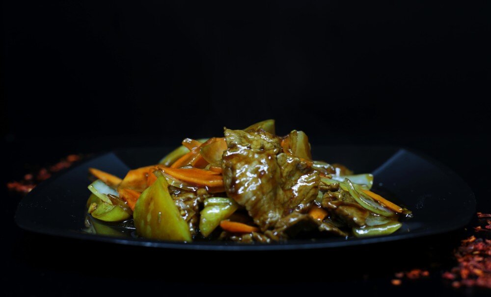 Мясо с овощами