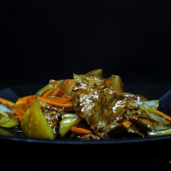 Мясо с овощами