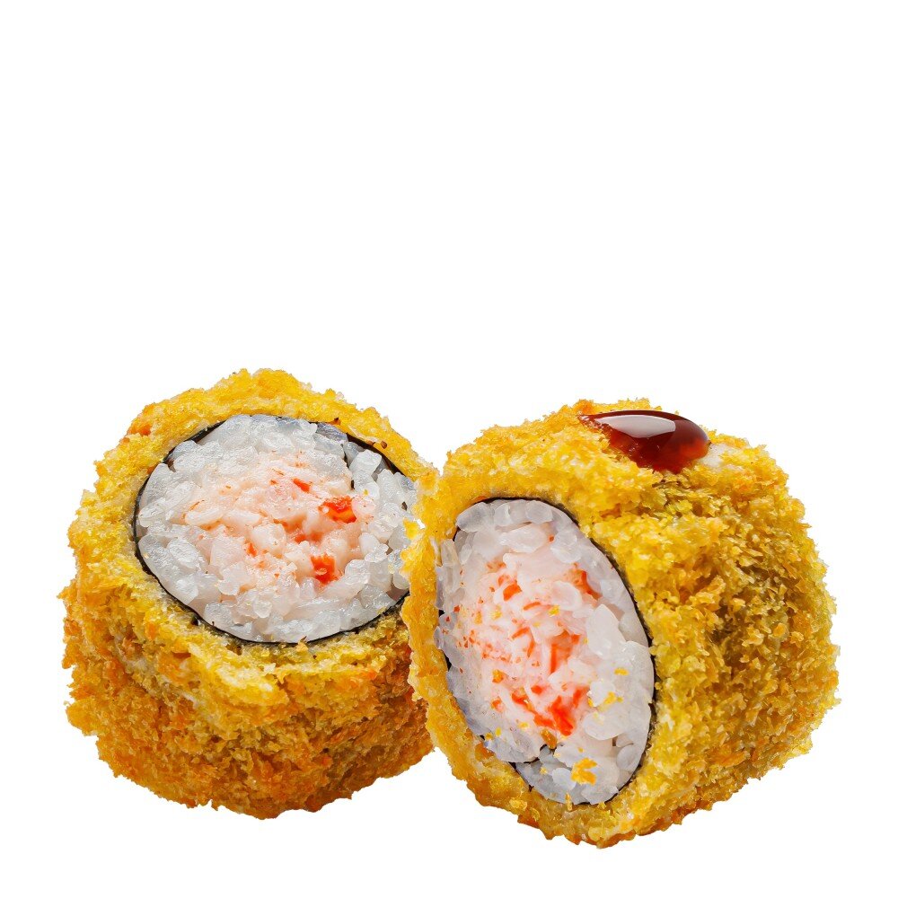 Маки жареный с крабом