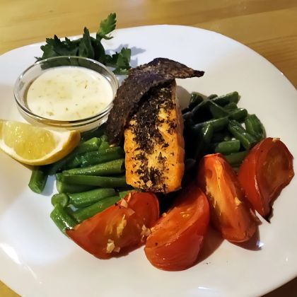 Стейк из семги