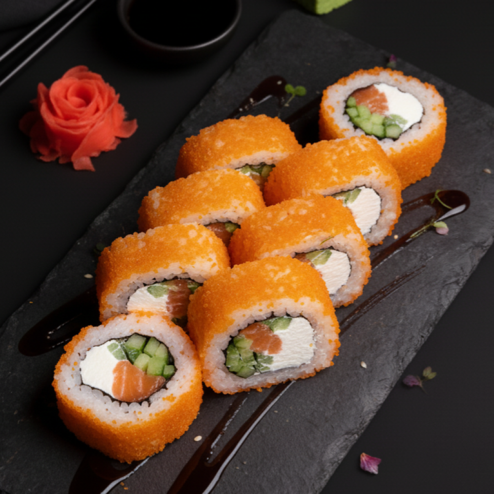 Калифорния с лососем