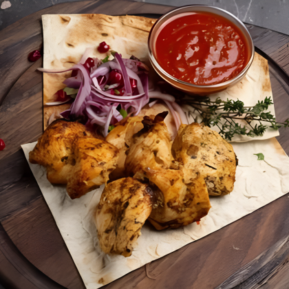 Шашлык из филе куриной грудки