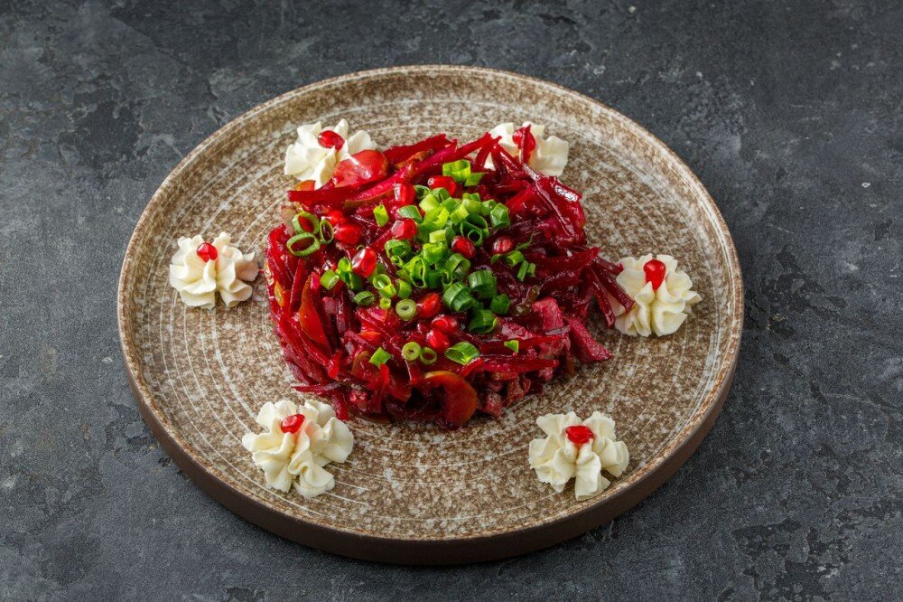 Салат со свеклой и говядиной