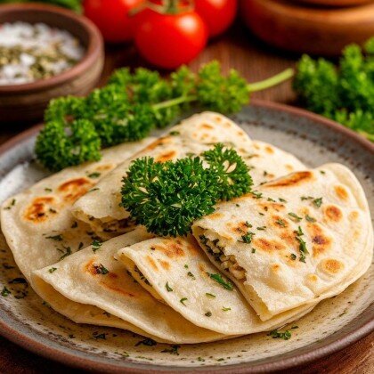 Кутаб с зеленью