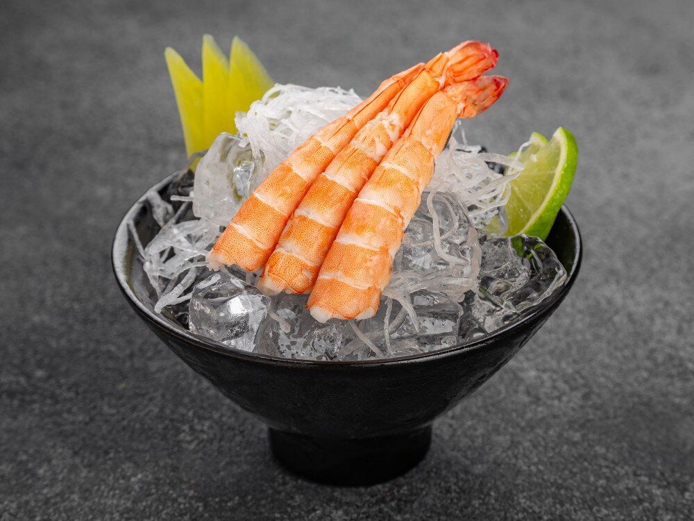 Сашими креветки