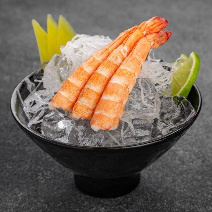 Сашими креветки