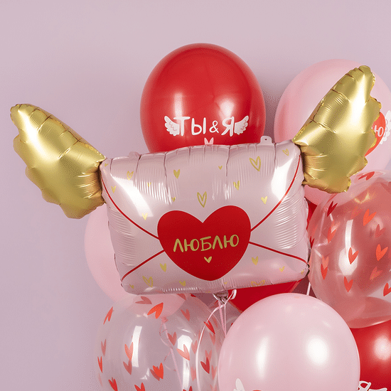 ≈ 88 см, Фигура, Люблю, Письмо Валентинка