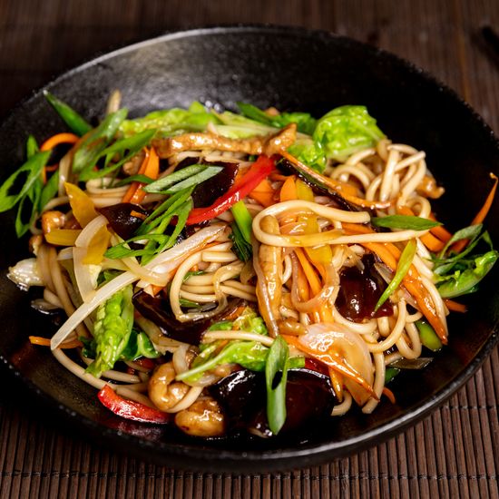 Ло Мейн с грибами 🌶️