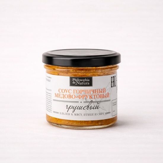 Фруктовая горчица ТМ Philosophia de Natura , груша