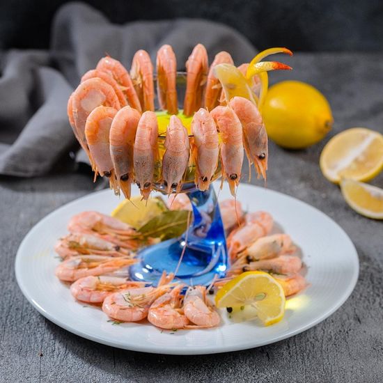 Креветки отварные