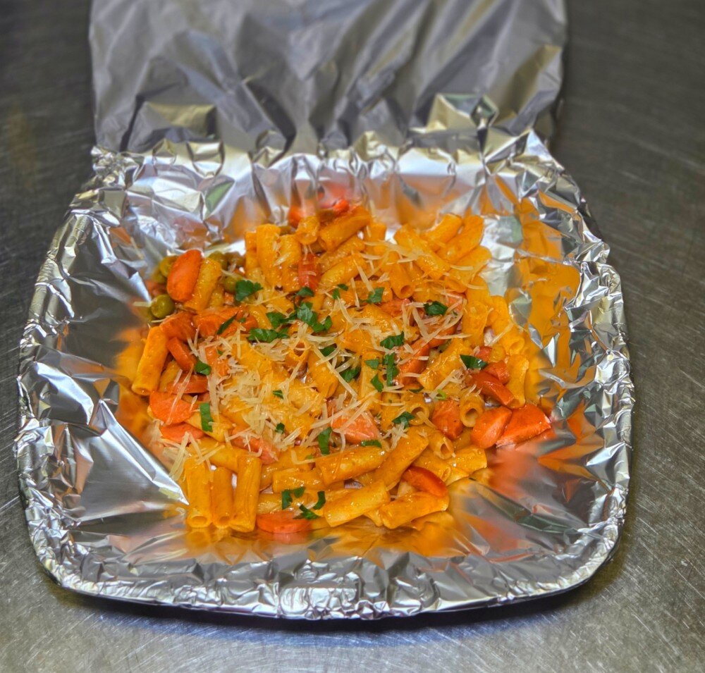 Паста с соусом по-деревенски