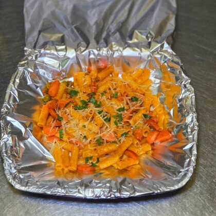 Паста с соусом по-деревенски