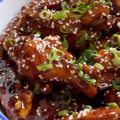 Куриные крылышки в сладком чили-соусе