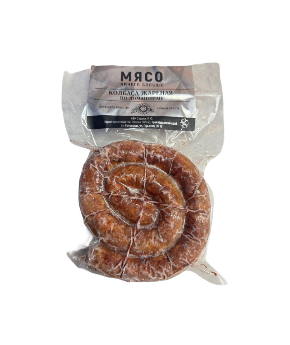 Колбаса жареная "По-домашнему" свиная замороженная 500гр