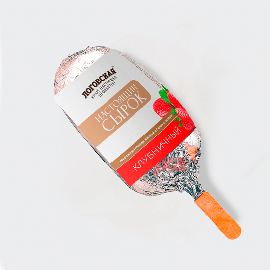 Сырок творожный клубничный