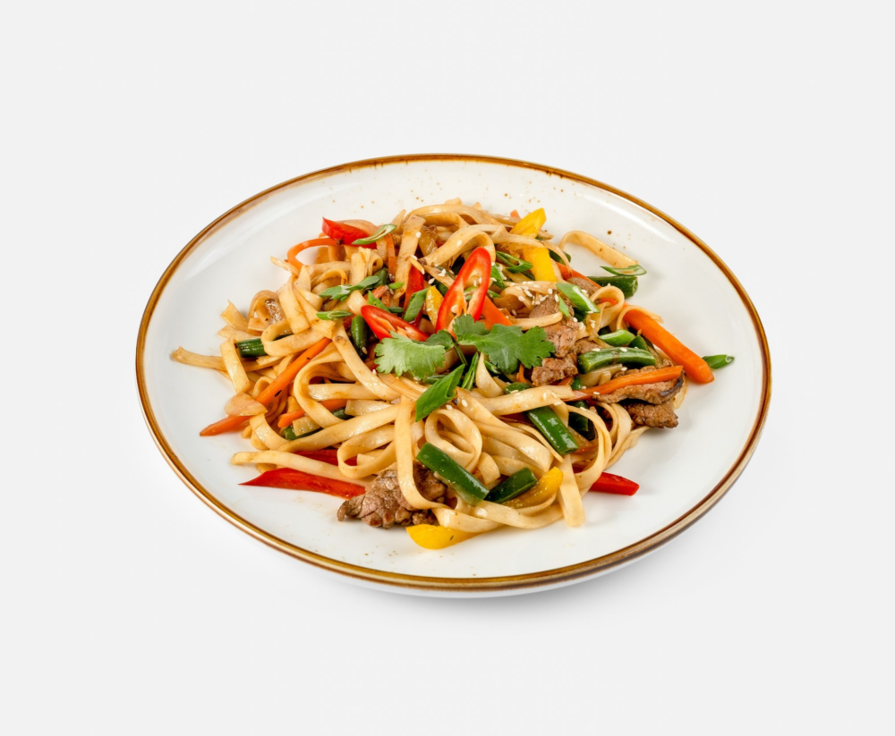 Лапша с говядиной