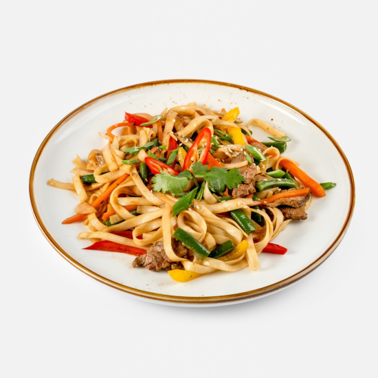 Лапша с говядиной