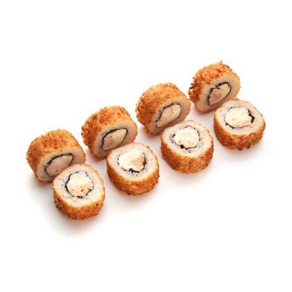 Жареный ролл с крабом