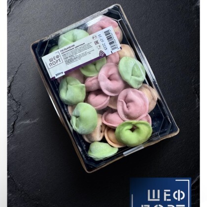 Пельмени лососевые цветные 1/300 ШефПорт