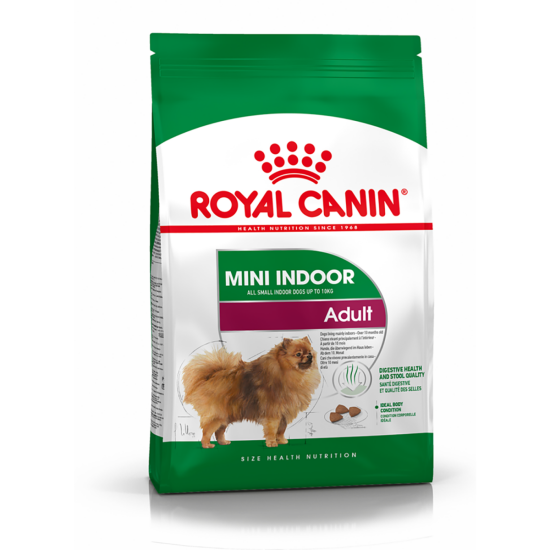 ROYAL CANIN Мини Индор Эдалт сухой корм для взрослых собак мелких пород, живущих в помещении, 0,5 кг