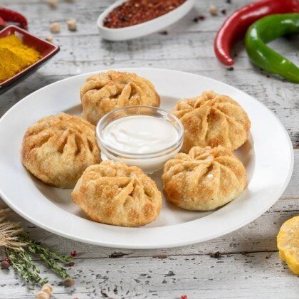 Манты по-татарски жареные