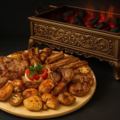 Мясо да картофель!