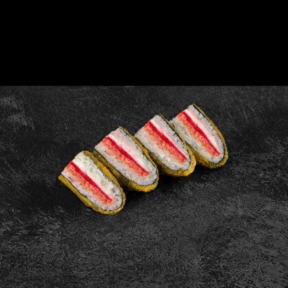 Темпурный сэндвич с лососем