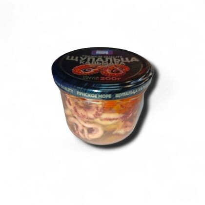 Щупальца кальмара в масле с паприкой ст/б 200гр