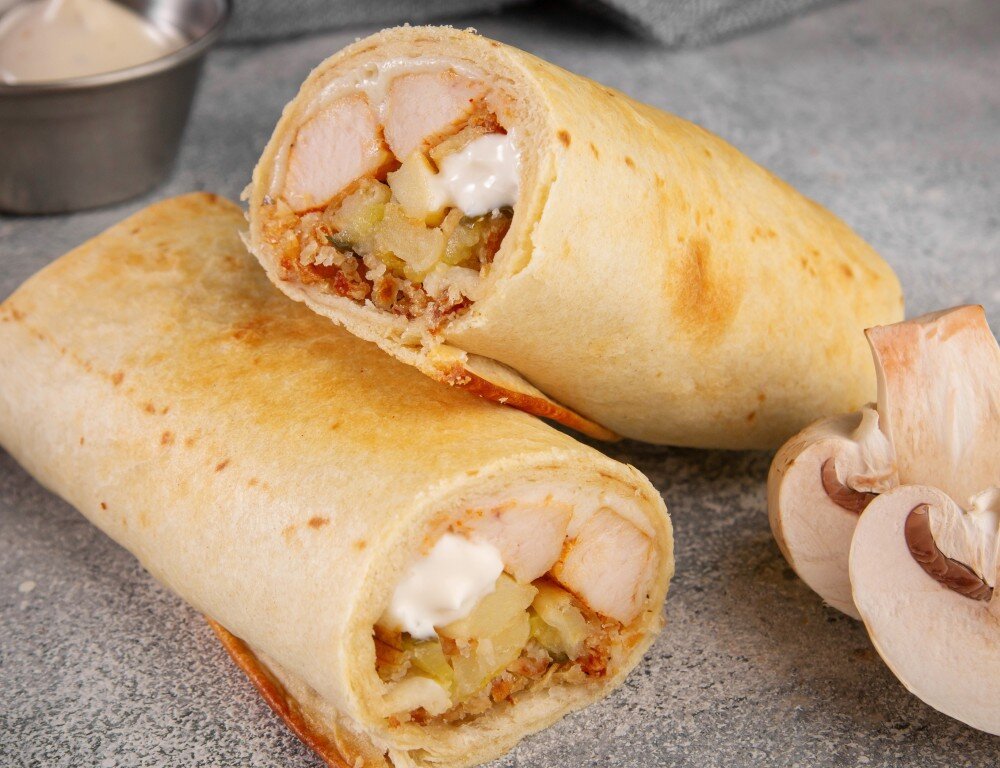 Комбик грибной с курицей