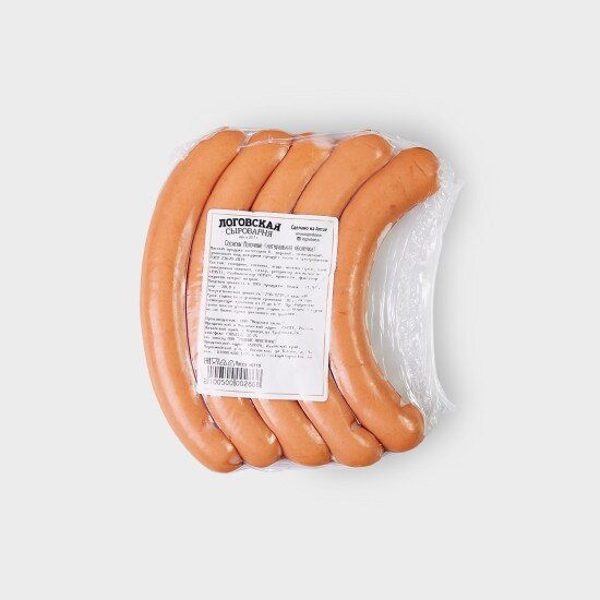 Сосиски молочные (н/оболочка) в/у