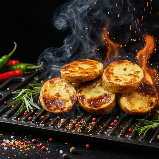 Картофель на мангале