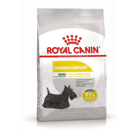 ROYAL CANIN Мини Дерма Комфорт сухой корм для собак мелких пород, 1 кг