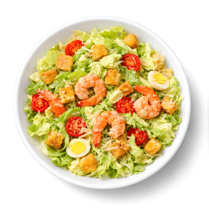Салат «Цезарь» с креветками
