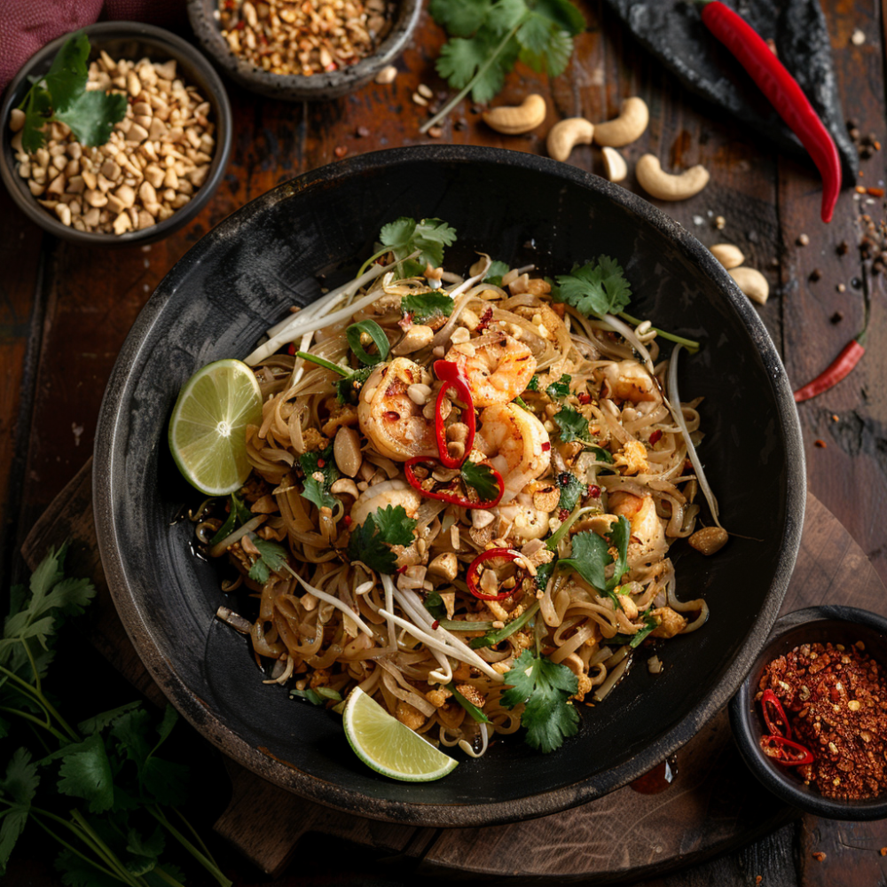 Wok Пад тай с морепродуктами