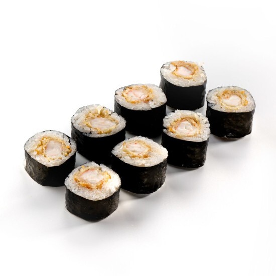 Маки с креветкой темпурой