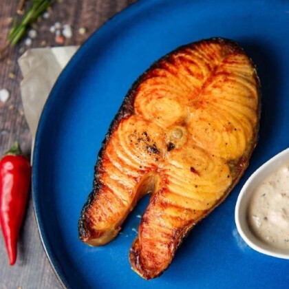 Сёмга на углях