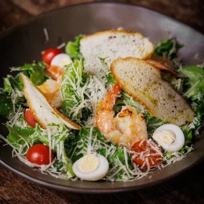 Цезарь с креветками