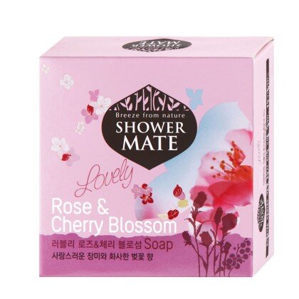 Мыло для лица и тела РОЗА И ВИШНЕВЫЙ ЦВЕТ Romantic Rose & Cherry Blossom Soap
