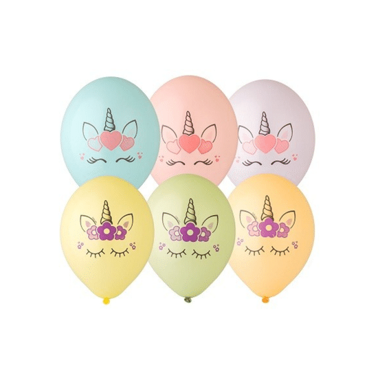 35 см, Единорог Голова, Ассорти, Макарунс