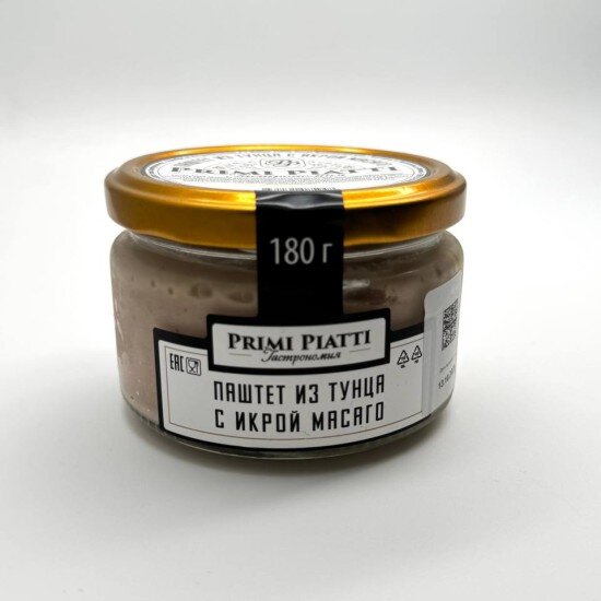 Паштет из Тунца с икрой масаго 180гр. "Primi Piatti"