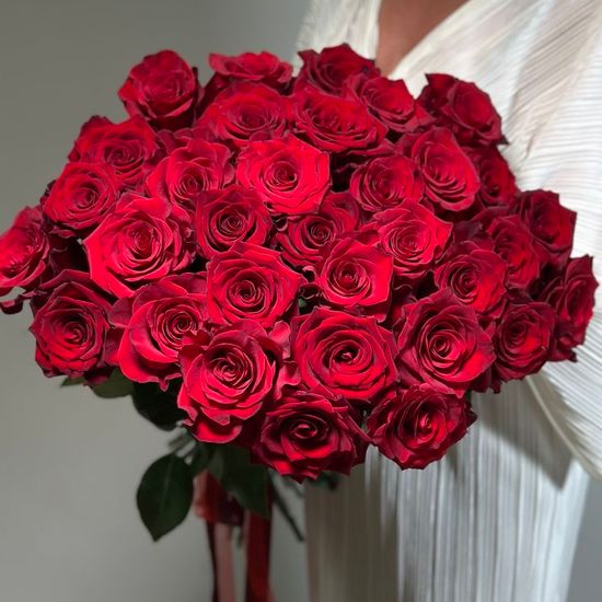 Роза красная 7 шт