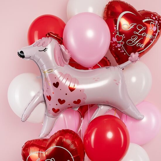 ≈ 83 см, Фигура, Пудель, Розовый