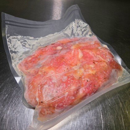 Шашлык из филе бедра курицы в майонезе