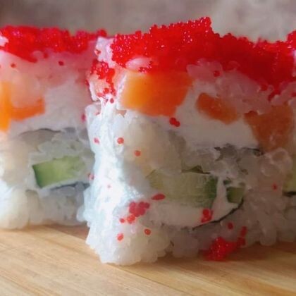 Осидзуси с лососем