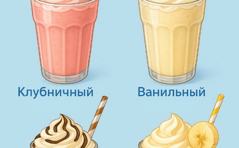 Молочные коктейли