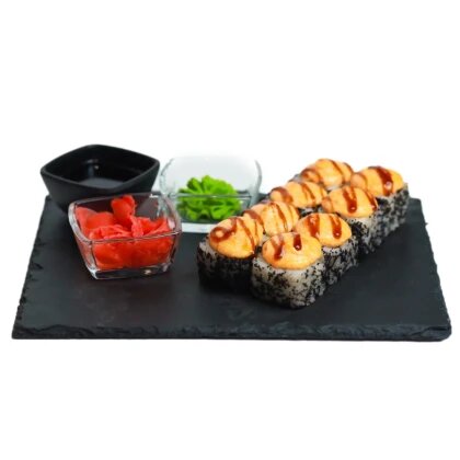 Запечённый с крабовыми палочками