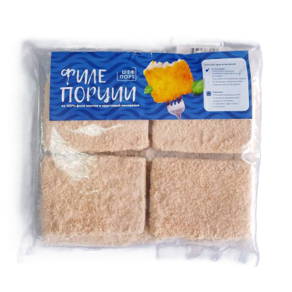 Филе минтая порции в панировке