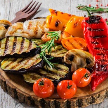 Овощи на мангале